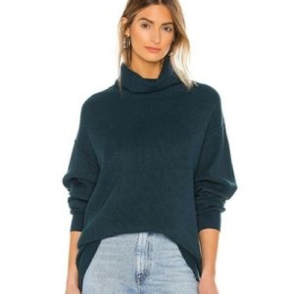 Free People Softly Structured Knit Tunic Deep Jade - Picture 6 of 13